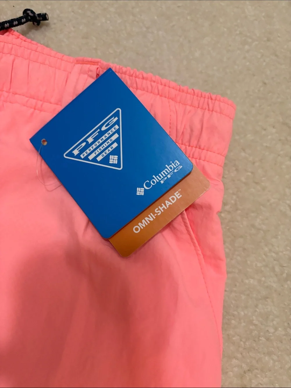 Columbia Women's Coral Pink Elastic Waist Shorts